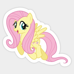 Trotting Fluttershy Sticker